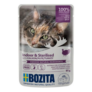 BOZITA Indyk w galarecie sterilised kot saszetka 85g