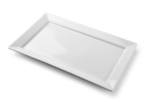 Basic Półmisek Prostokątny 36x22xh2,5cm