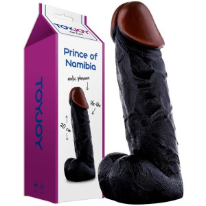 Duży i gruby penis z jądrami, dildo 20 cm