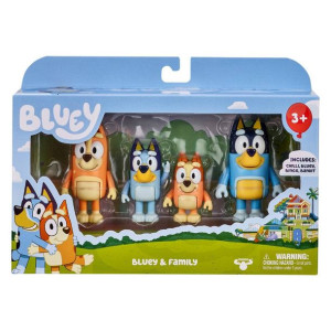 Bluey figurki 4-pak Rodzinka