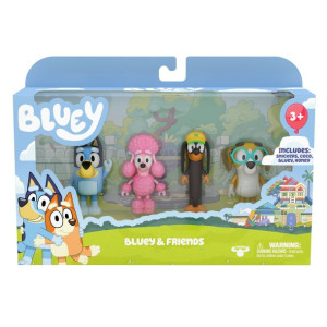 Bluey Figurki 4-pak Przyjaciele
