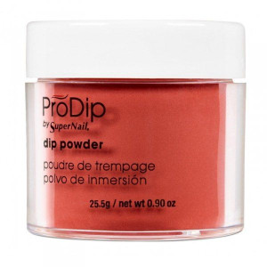 ProDip by SuperNail puder tytanowy - Fiery Red - 25.5g