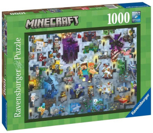 Ravensburger Puzzle 2D 1000 elementów: Minecraft Challenge 17188