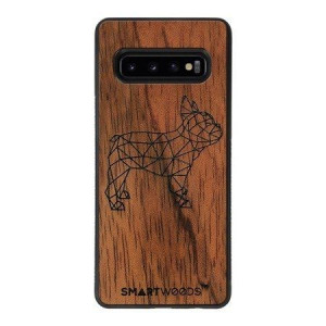 Case Etui Drewniane Smartwoods Frenchie Samsung Galaxy S10 Wyprzedaż