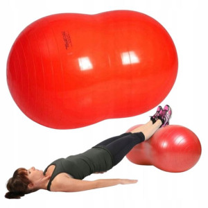 Piłka Rehabilitacyjna Fasolka Gymnic Czerwona 65cm