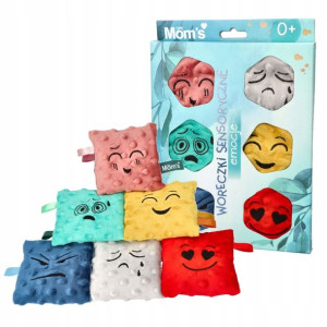 Mom's Care Woreczki Sensoryczne Emocje 6 Sztuk 0+
