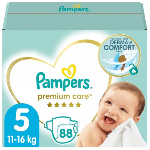 Pieluszki Pampers Premium Care rozmiar 5 88 szt.