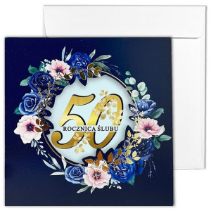 Zaproszenie na 50-lecie rocznice ślubu złote gody