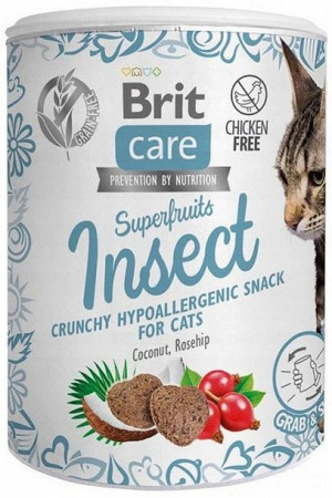 Brit Care Cat Snack Superfruits INSECT 100g