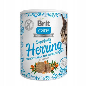 Brit Care Cat Snack Superfruits HERRING 100g