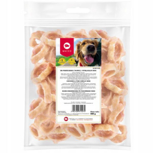 MACED przysmak psa pierścienie kurczak ryba 500g