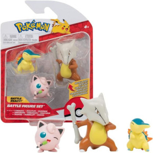 Pokemon Figurka 3pak Cyndaquil Jigglypuff Marowak