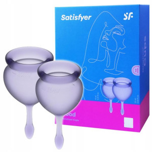 Kubki menstruacyjne. 2 szt. 15 ml oraz 20 ml