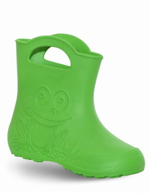  Kalosze  dziecięce Zetpol 26/27 dziecięce żabka -EVA FROG zielone
