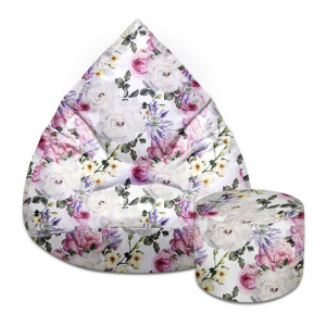 Pufa Sako Fotel + Podnóżek 896-01 XXXL UD434-118-01