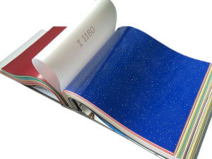 Folia błyszcząca z systemem harpun kolor L1180 + brokat (sufit napinany)