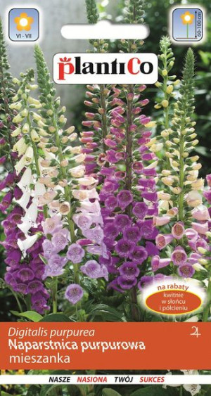 Plantico Nasiona Naparstnica Purpurowa Mix 0,3 G
