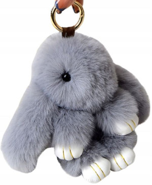 Brelok Królik do torebki torby zawieszka pompon