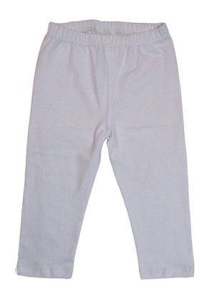 Legginsy getry leginsy 3/4 rybaczki 158 białe