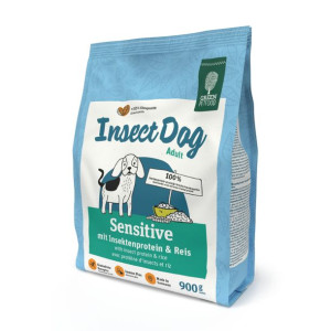 Green Petfood InsectDog Sensitive Sucha Karma Dla Psów Wrażliwych z Ryżem i