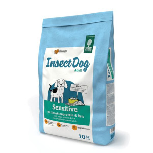 Green Petfood InsectDog Sensitive Sucha Karma Dla Psów Wrażliwych z Ryżem i