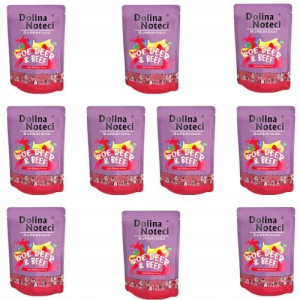 SUPERFOOD Saszetki psa Sarna z Wołowiną 10 x 300g