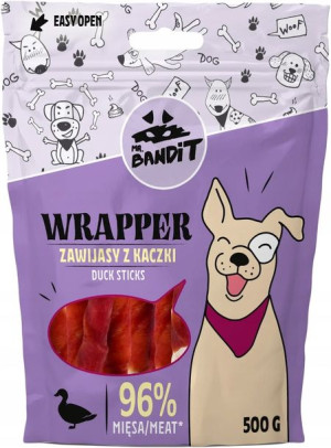 Mr. Bandit TWISTER Zawijas z Kaczki dla psa 500g