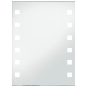 Ścienne lustro łazienkowe z LED, 60 x 80 cm