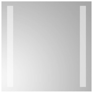 Lustro łazienkowe z LED, 30x30 cm