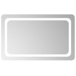 Lustro łazienkowe z LED, 80x50 cm