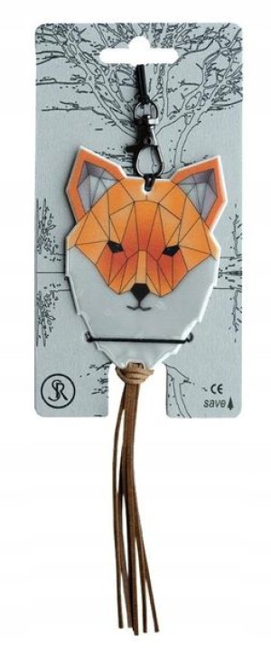 Breloczek odblaskowy Origami - Lis