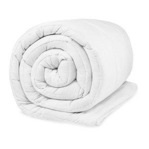 Kołdra Obciążeniowa Premium Biała / 135x200 / Granulat szklany