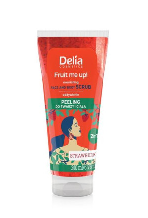 Delia Fruit me up! Peeling Truskawka 200 ml