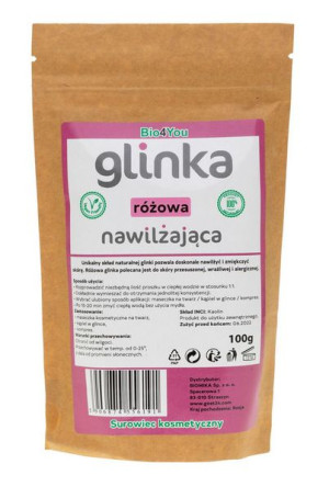 Różowa Glinka nawilżająca 100 gr