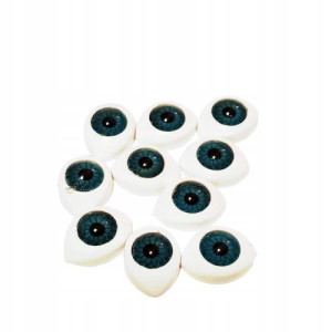 Oczy Do Lalek Niebieskie 10mm X 14mm B13/3 (5 Par)