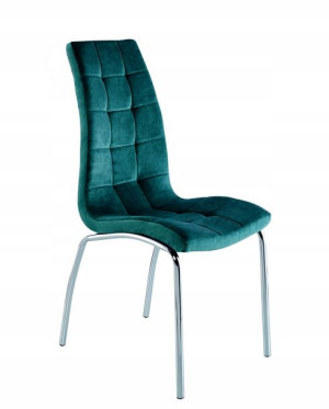 Krzesło VELVET ZIELONY Welur Salon DC2-092