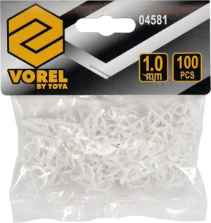 krzyżyki dystansowe do glazury z uchwytem typ U1,0mm 100szt. 04581 Vorel