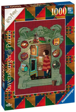 Ravensburger Puzzle 2D 1000 elementów: Harry Potter w rodzinie Weasleyów 16