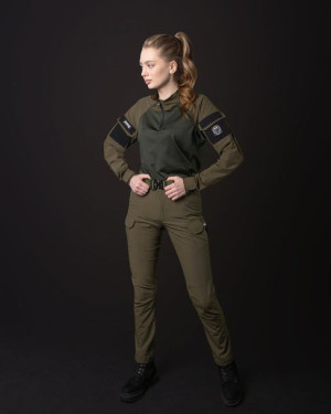 Damskie taktyczne spodnie cargo Bayraktar khaki M