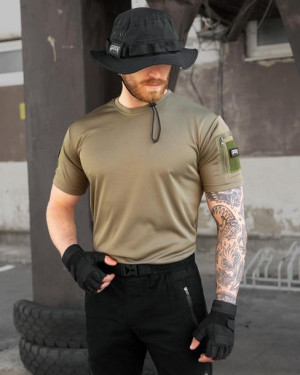 Męska taktyczna koszulka bojowa khaki xxl