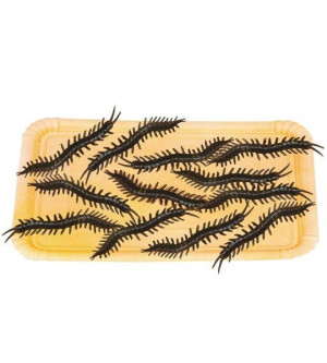 Plastikowe Wije Robaki 12szt. Halloween Dekoracja