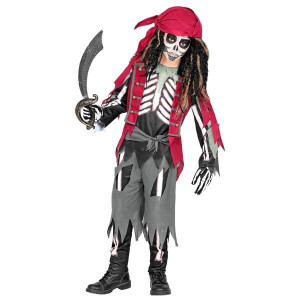 Strój Szkielet Pirata Pirat Kości Halloween - 128