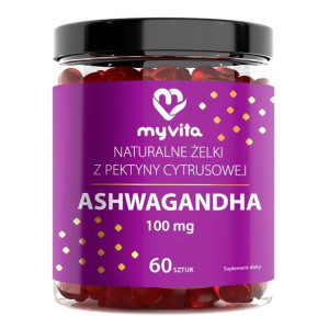 MYVITA Żelki Naturalne Ashwagandha 60 szt.