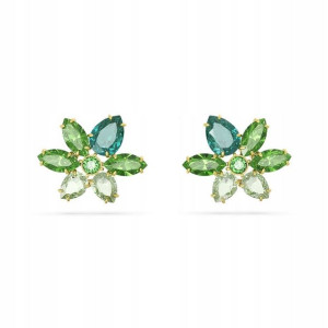 SWAROVSKI - Kolczyki Sztyftowe Gema Green GOS