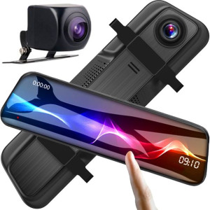 Wideorejestrator Kamera Rejestrator Jazdy M50 W Lusterku Z Kamerą Cofania