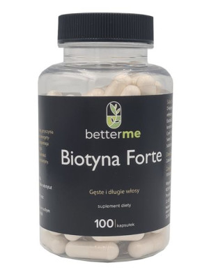Tabletki na wypadające włosy Biotyna Forte 10mg 100szt