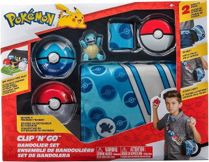 Pokemon Clip'n'go Bandolier Squirtle 2 Kule Torba