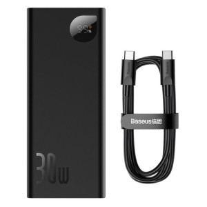 Powerbank Baseus Adaman 20000mAh 30W szary + kabel USB Typ C (PPAD030001)