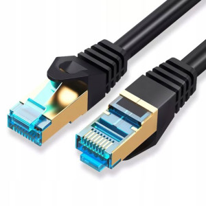 Kabel Sieciowy Lan Złoty Miedź+ Sftp Cat7 20m Rj45