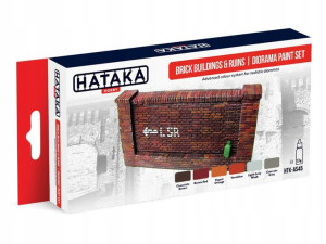 Zestaw farb ceglane budynki i ruiny AS45 Hataka
